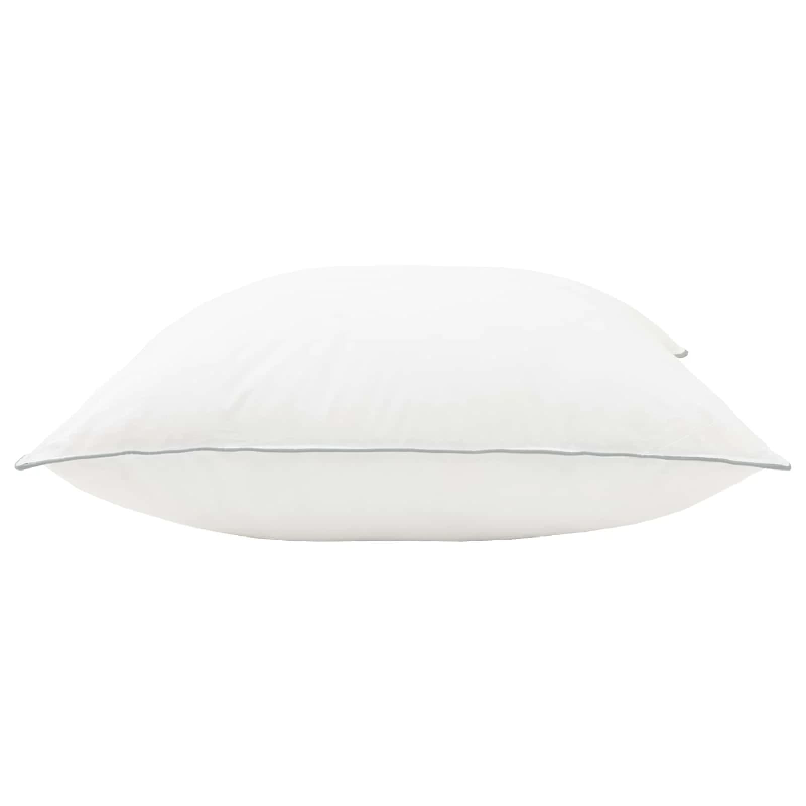 Vzglavnik 2 kos 60 x 60 cm Avstralska volna Bela - slika 4