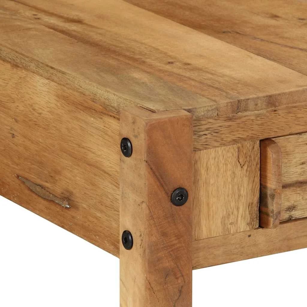 Klubska miza Rjava 110 x 54 x 35 cm Trdna obnovljena les - slika 10