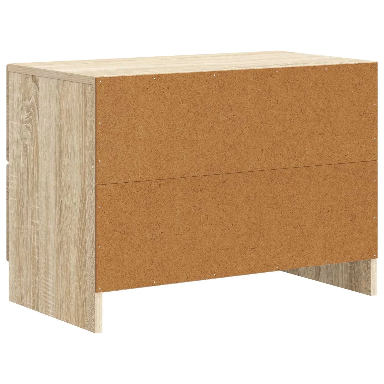Nočna omarica Sonoma hrast 62 x 34,5 x 44,5 cm Inženirski les - slika 7