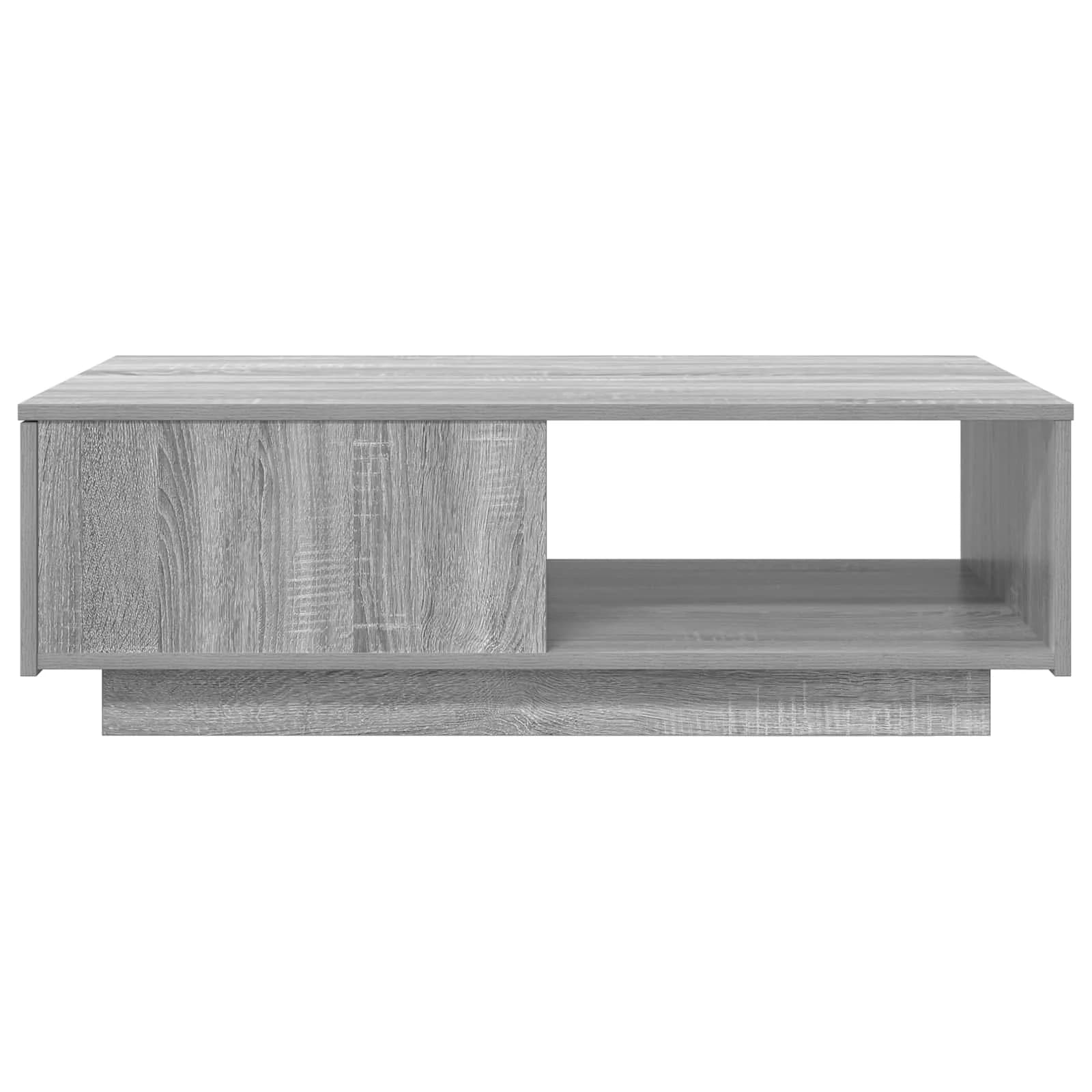 Klubska miza Siva Sonoma 95 x 55 x 31 cm Inženirski les - slika 6