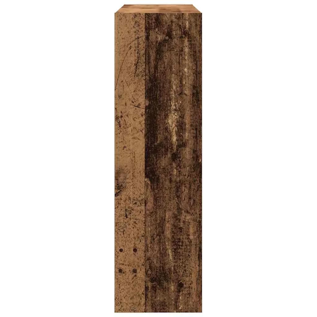 Knjigovni omar 3 nivojev 100 x 30 x 103 cm Inženirski les - slika 7