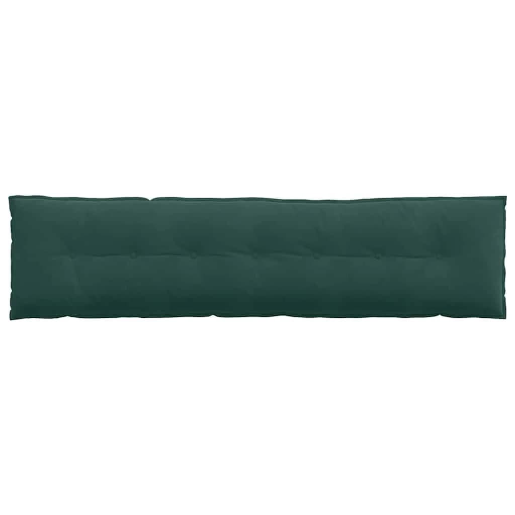 Poglavni vzglavnik Temno zelena 200 x 50 cm Žametna tkanina - slika 6