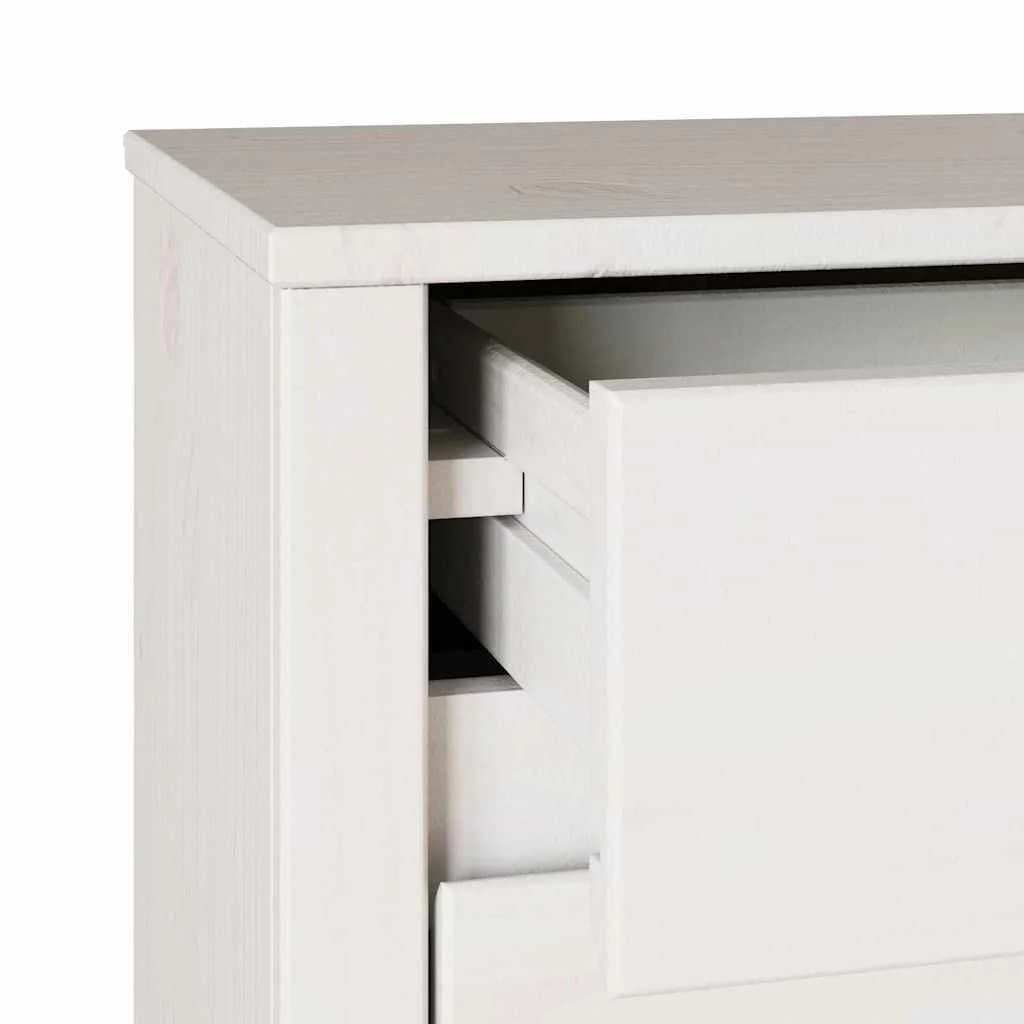 Klubska miza Drammen Bela 45 x 35 x 56 cm Masivno borovo les - slika 9