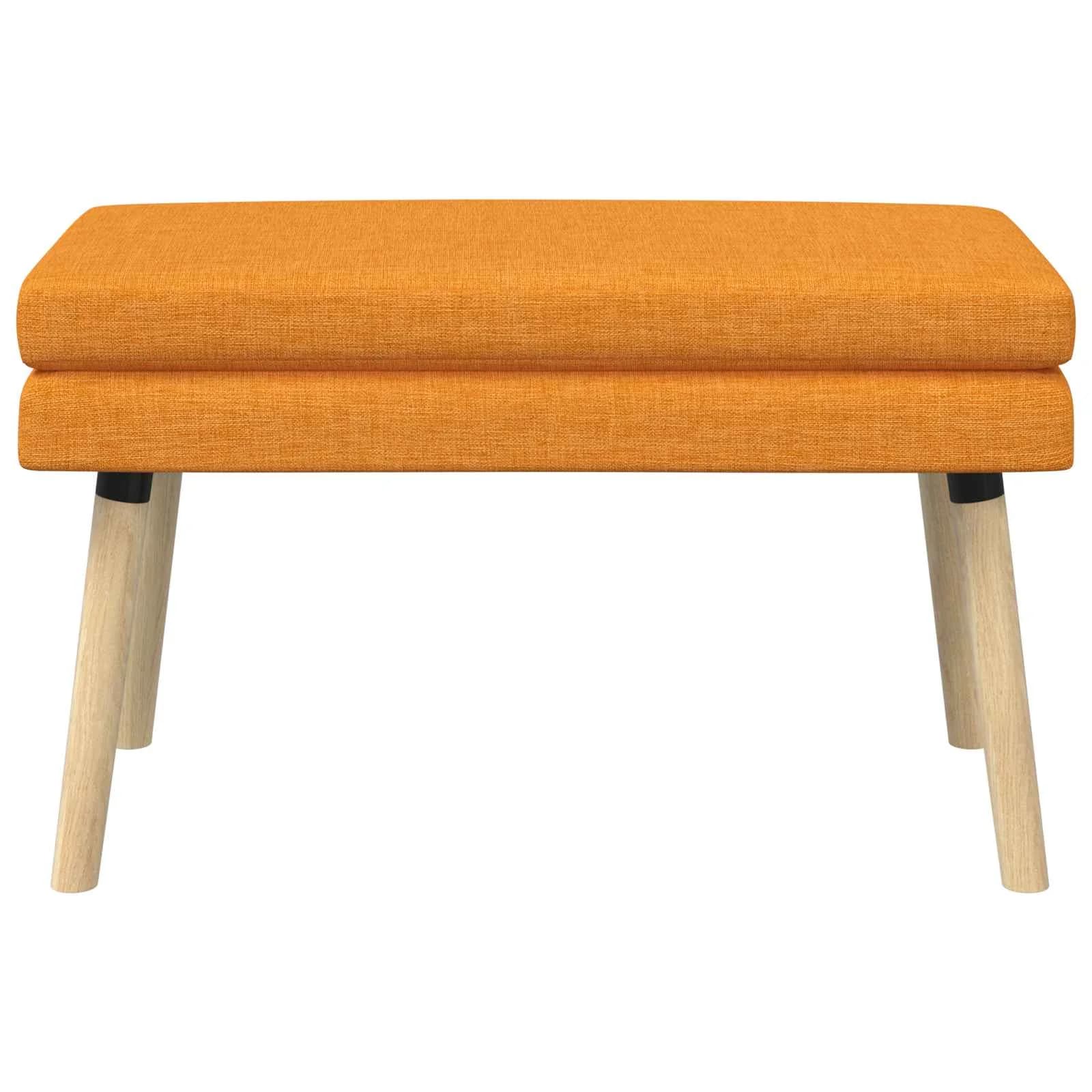 Dvojna klop Temno rumena 80 x 40 x 47 cm Blago - slika 5
