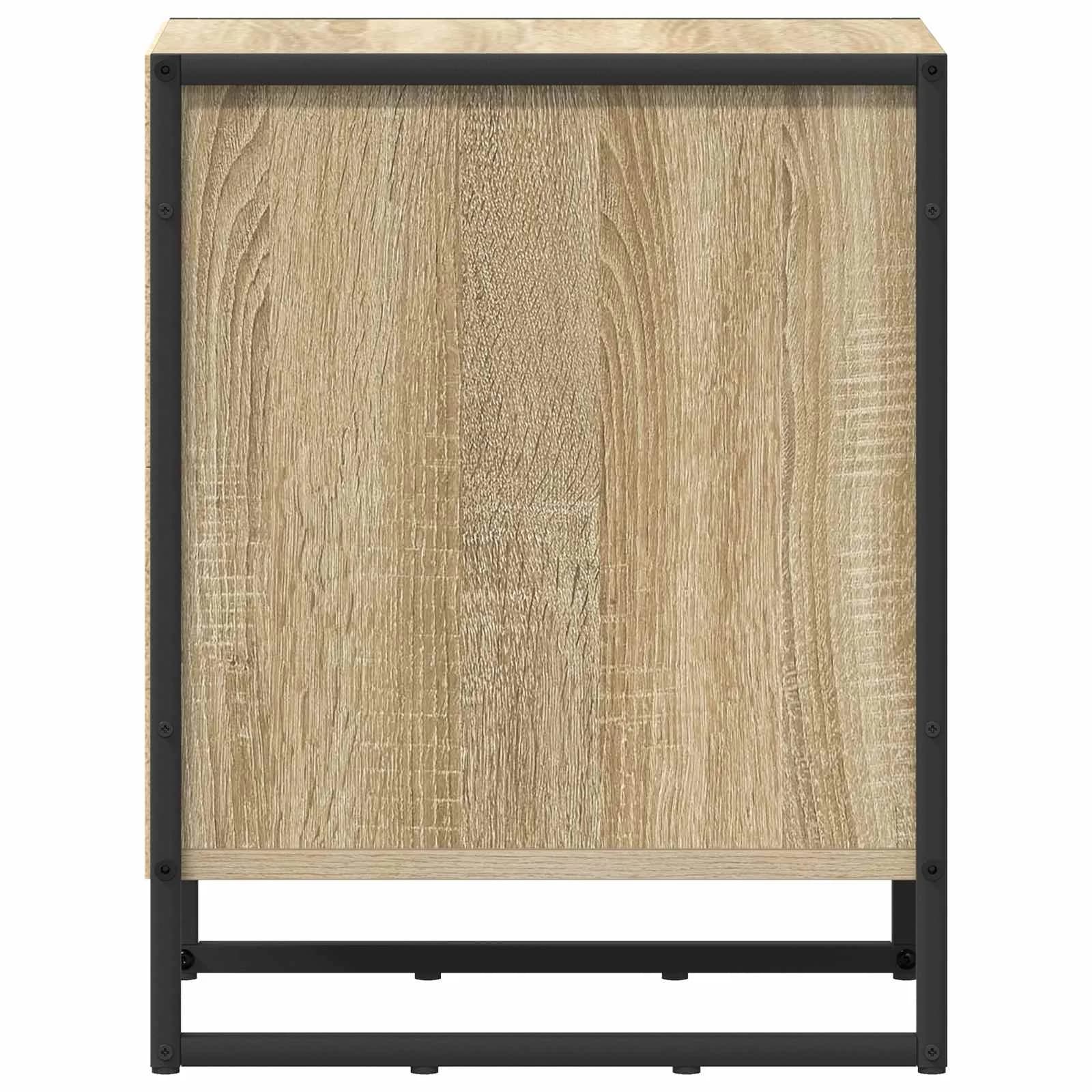 Nočna omarica 2 kos Sonoma 39,5 x 30 x 50 cm Inženirski les - slika 7