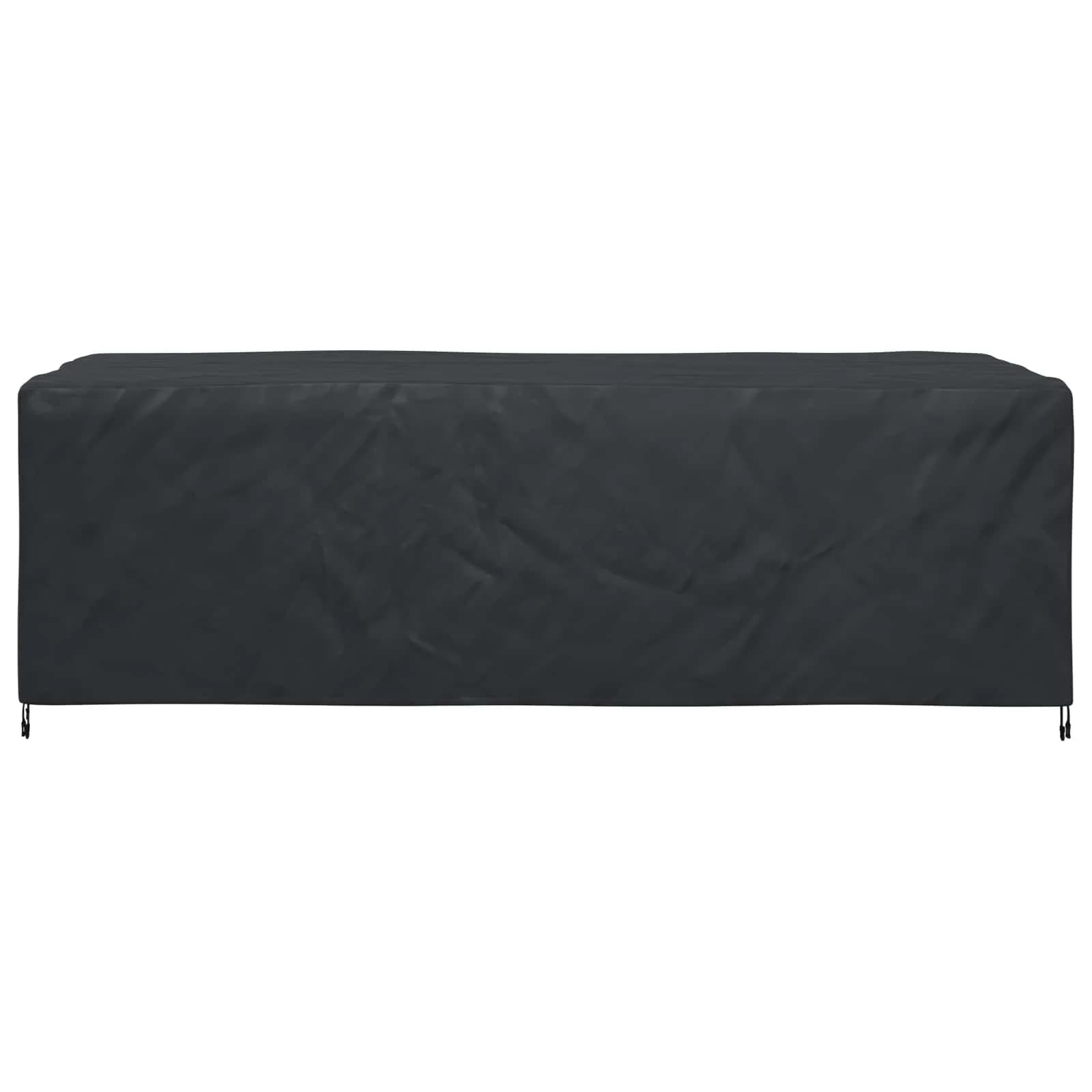 Prevleka za pohištvo Enobarvno Črna 300 x 110 x 70 cm 210D - slika 6