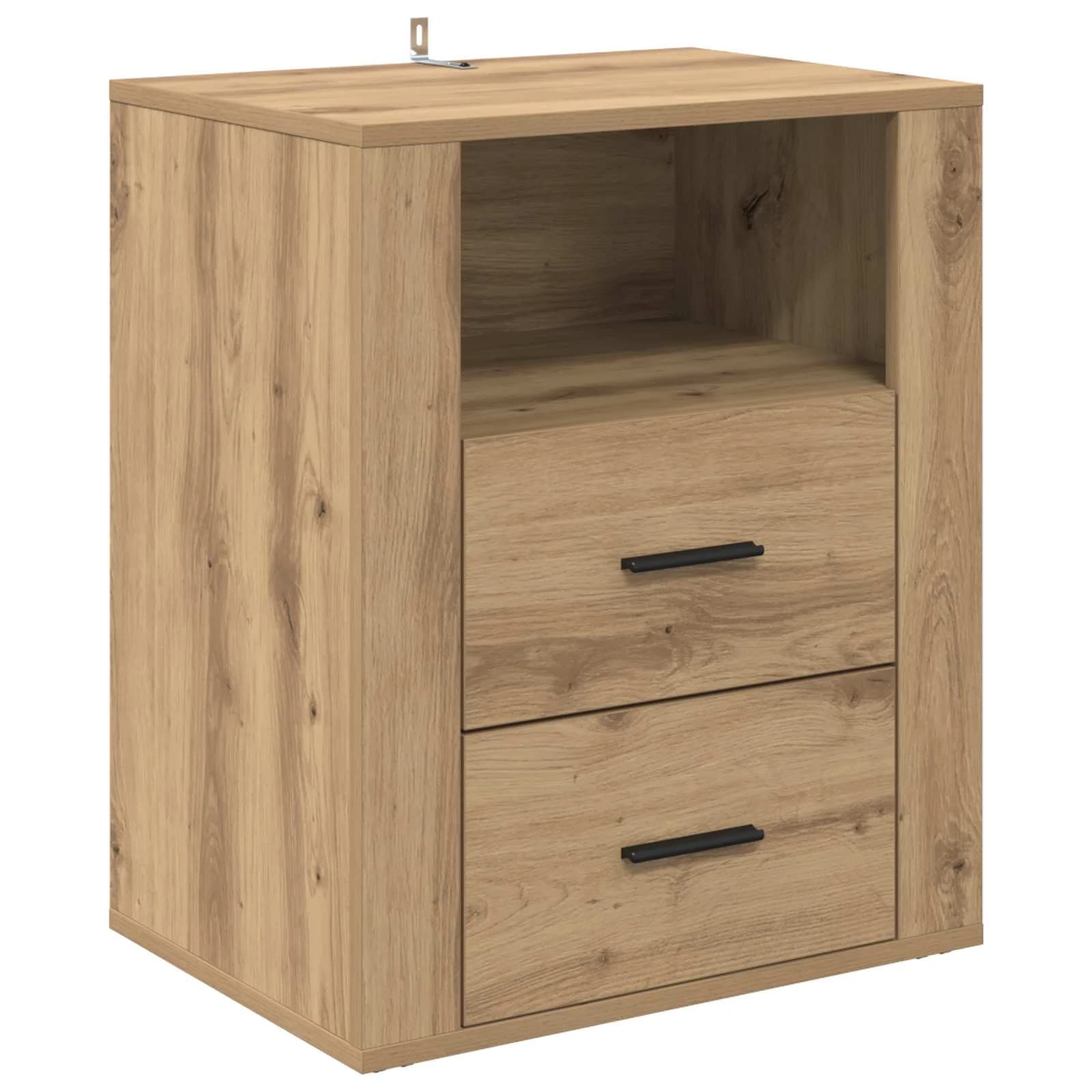 Nočna omarica Umetni hrast 35 x 50 x 60 cm Inženirski les - slika 2