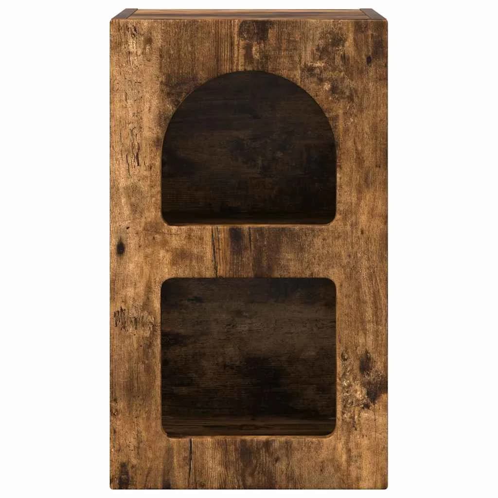 Nočna omarica ELST 2 kos Dimljeni oreh 29,5 x 33,5 x 50 cm - slika 6