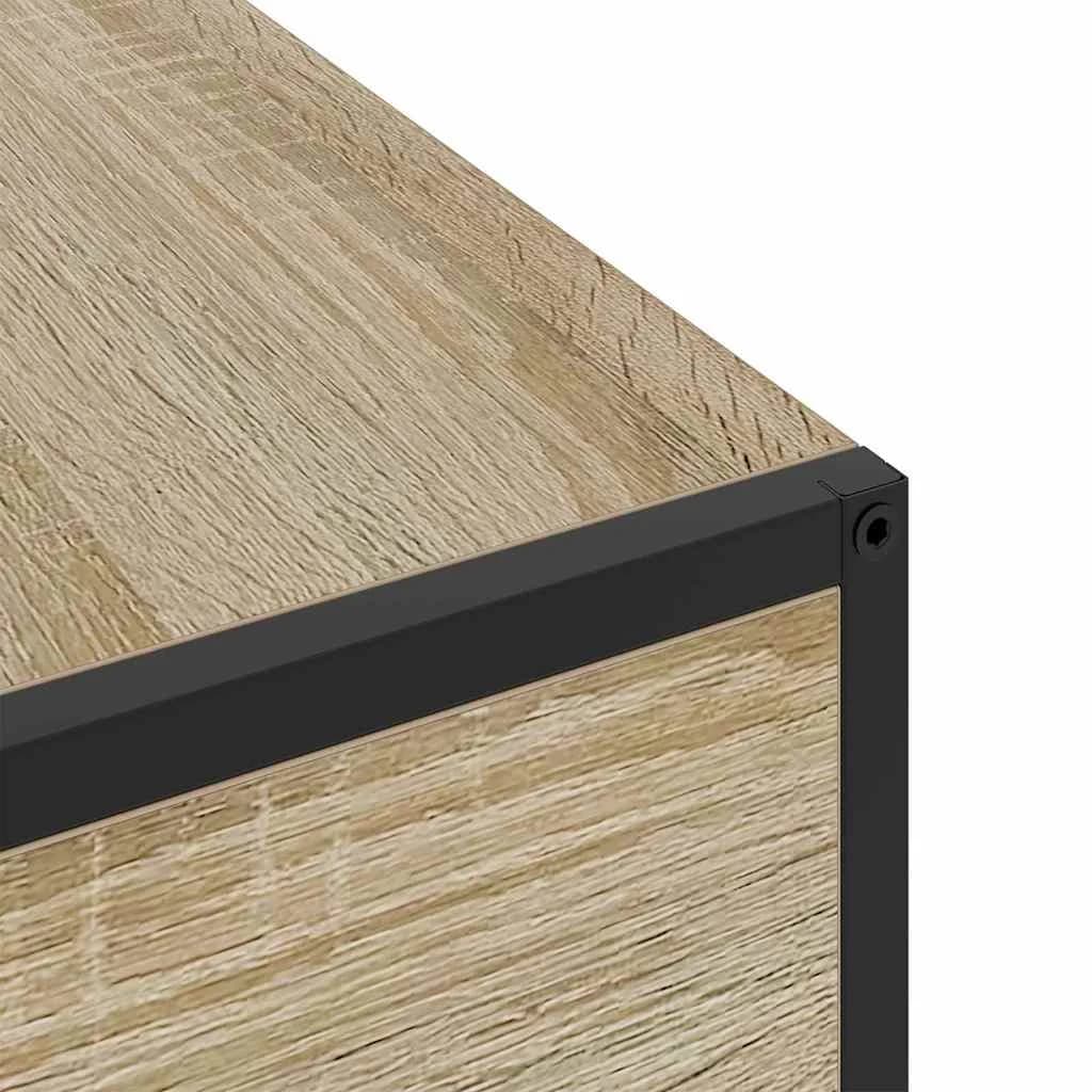 Nočna omarica Sonoma hrast 40 x 27 x 76 cm Inženirski les - slika 10