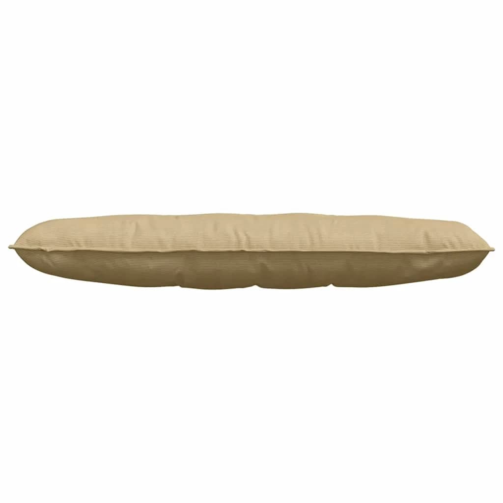 Poglavni vzglavnik Siva zelena 140 x 50 cm Žametna tkanina - slika 5