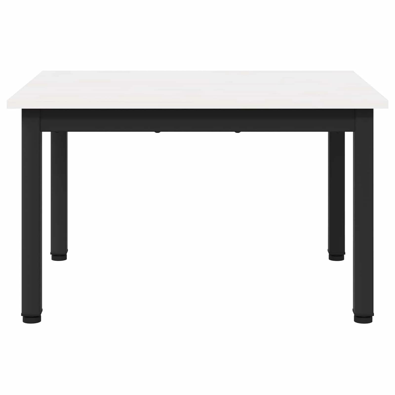 Klubska miza Bela 60 x 50 x 36 cm Masivno borovo les - slika 5