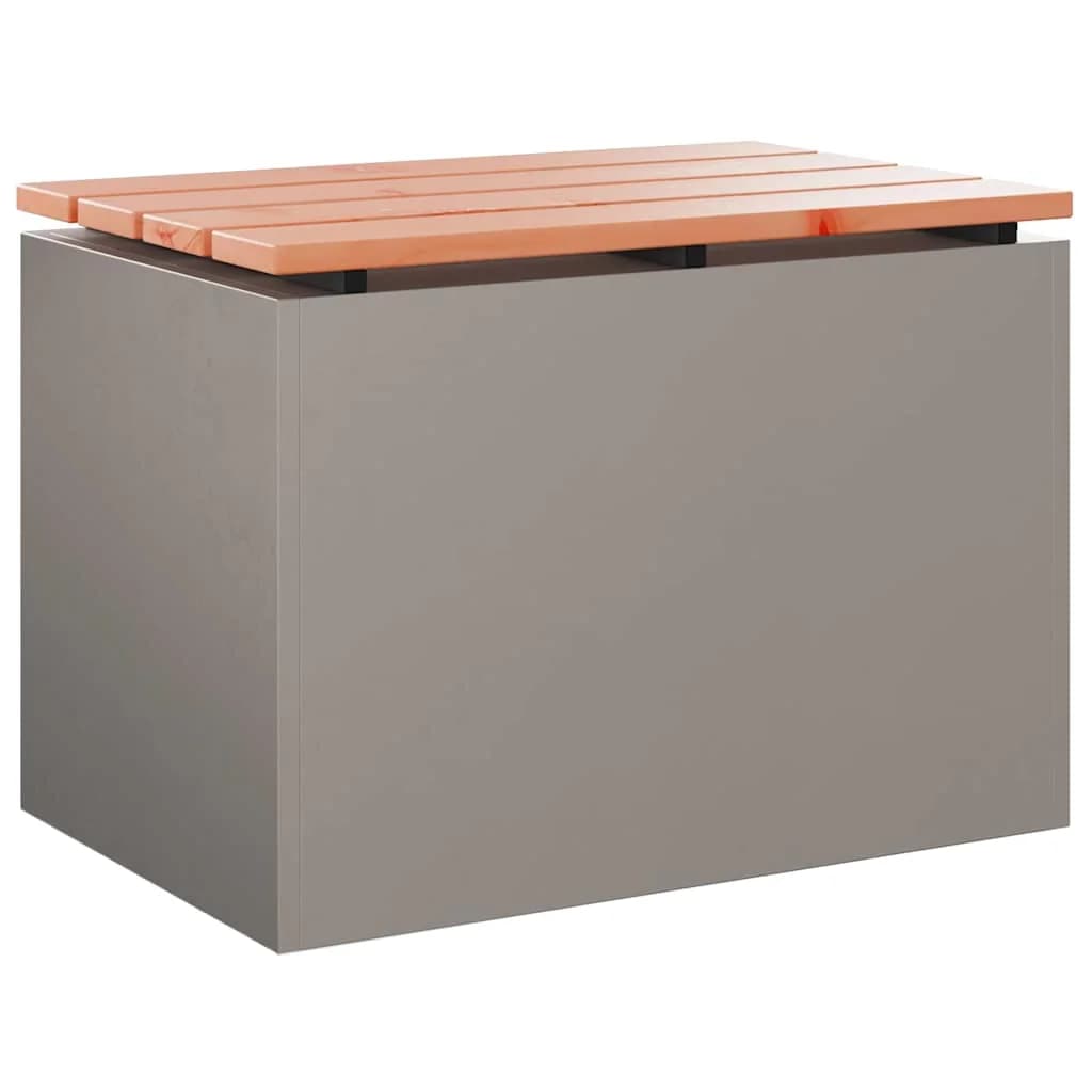 Vrtna klop 1 -Seater 60 x 40 x 43 cm Odporno jeklo Rjav - slika 4