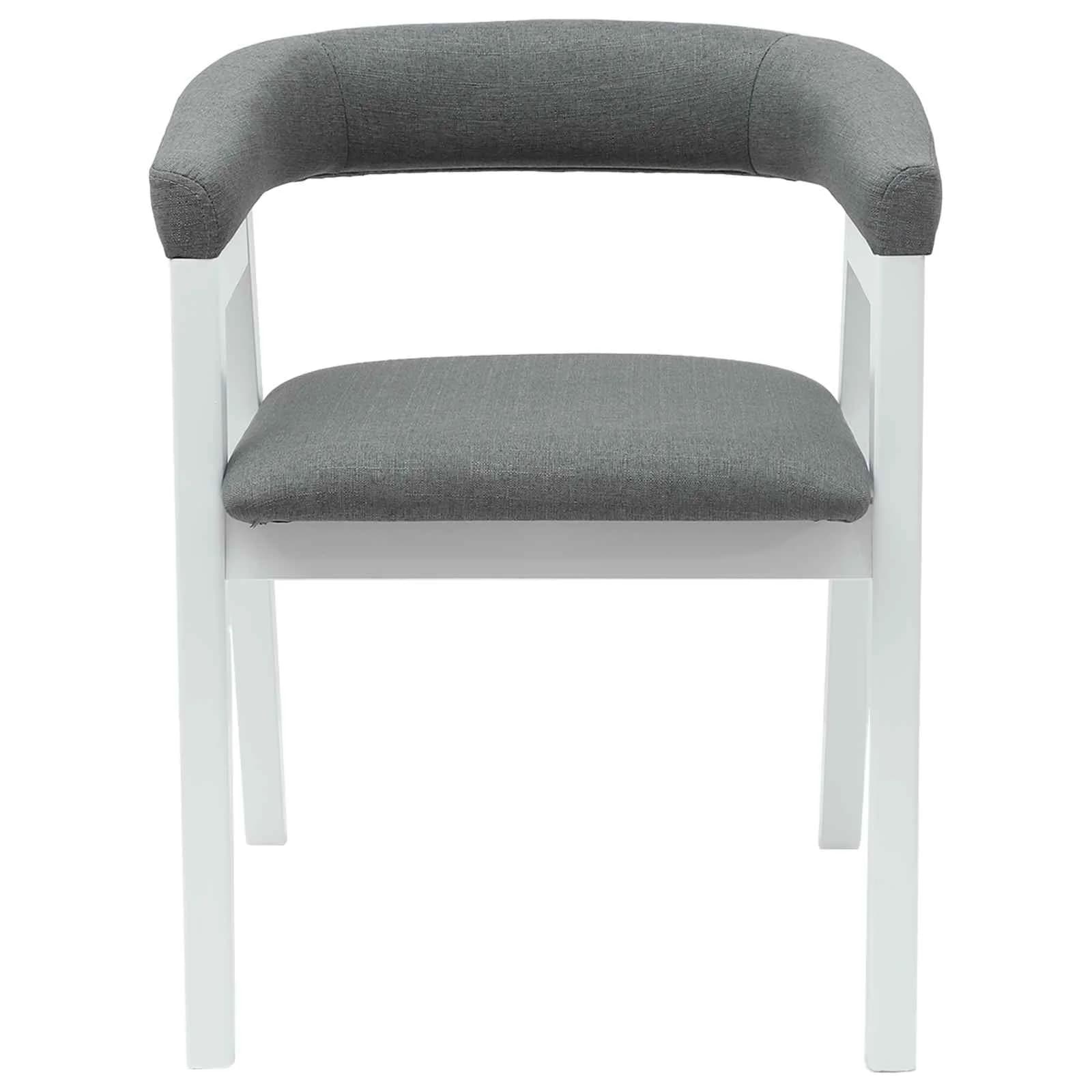 Jedilni stoli 2 kos Masivno gumovo les Bela 54 x 57 x 73 cm - slika 5