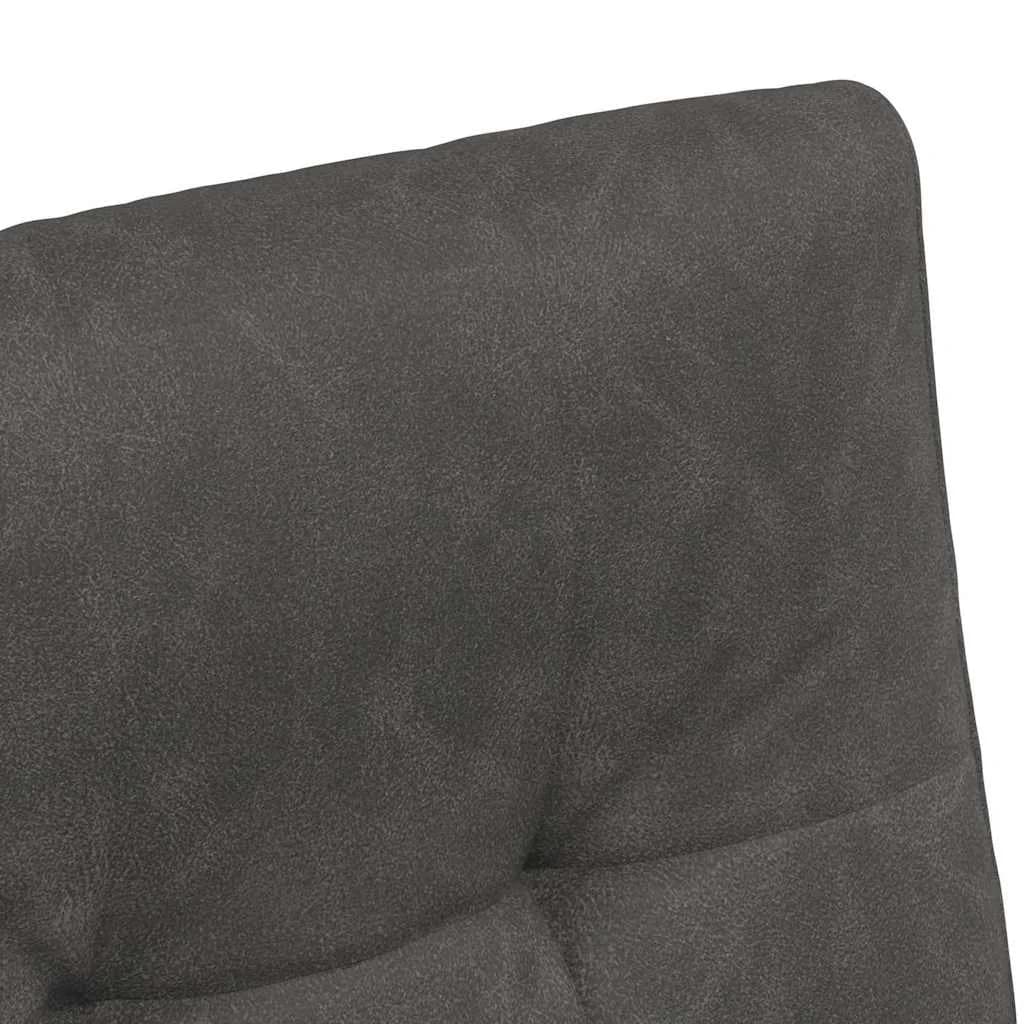 Jedilni stoli s kolesi 2 kos Umetna koža Črna 58 x 67 x 97 cm - slika 8
