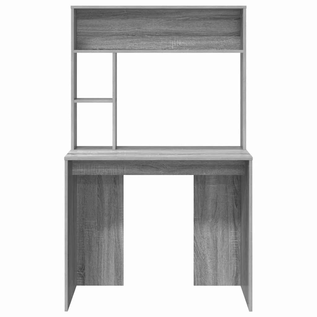 Miza Siva Sonoma Inženirski les 91 x 50 x 149 cm - slika 5