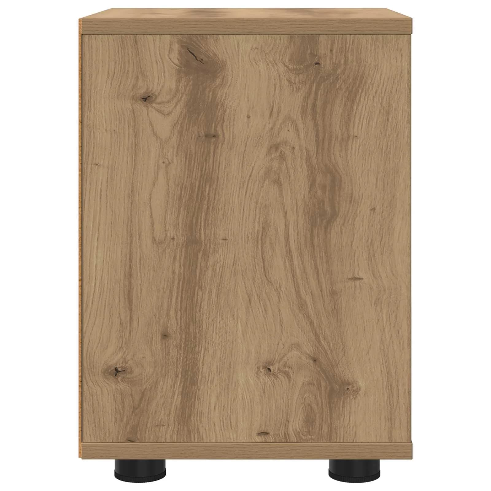 Posteljne mize 2 kos Umetni hrast 30,5 x 30 x 43 cm - slika 7