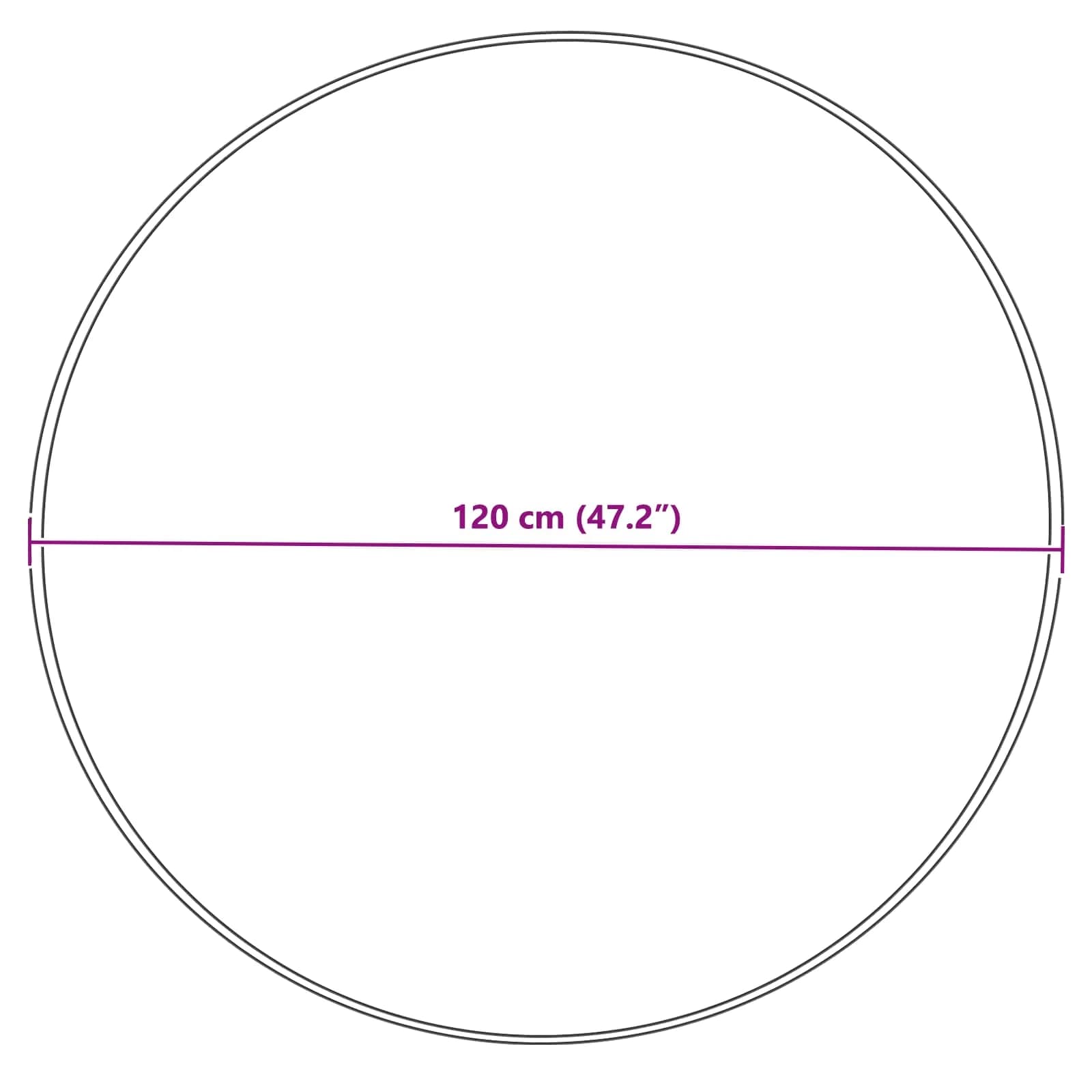 Preproga iz umetnega ovčjega krzna TAFALLA Siva Ø 120 cm - slika 10