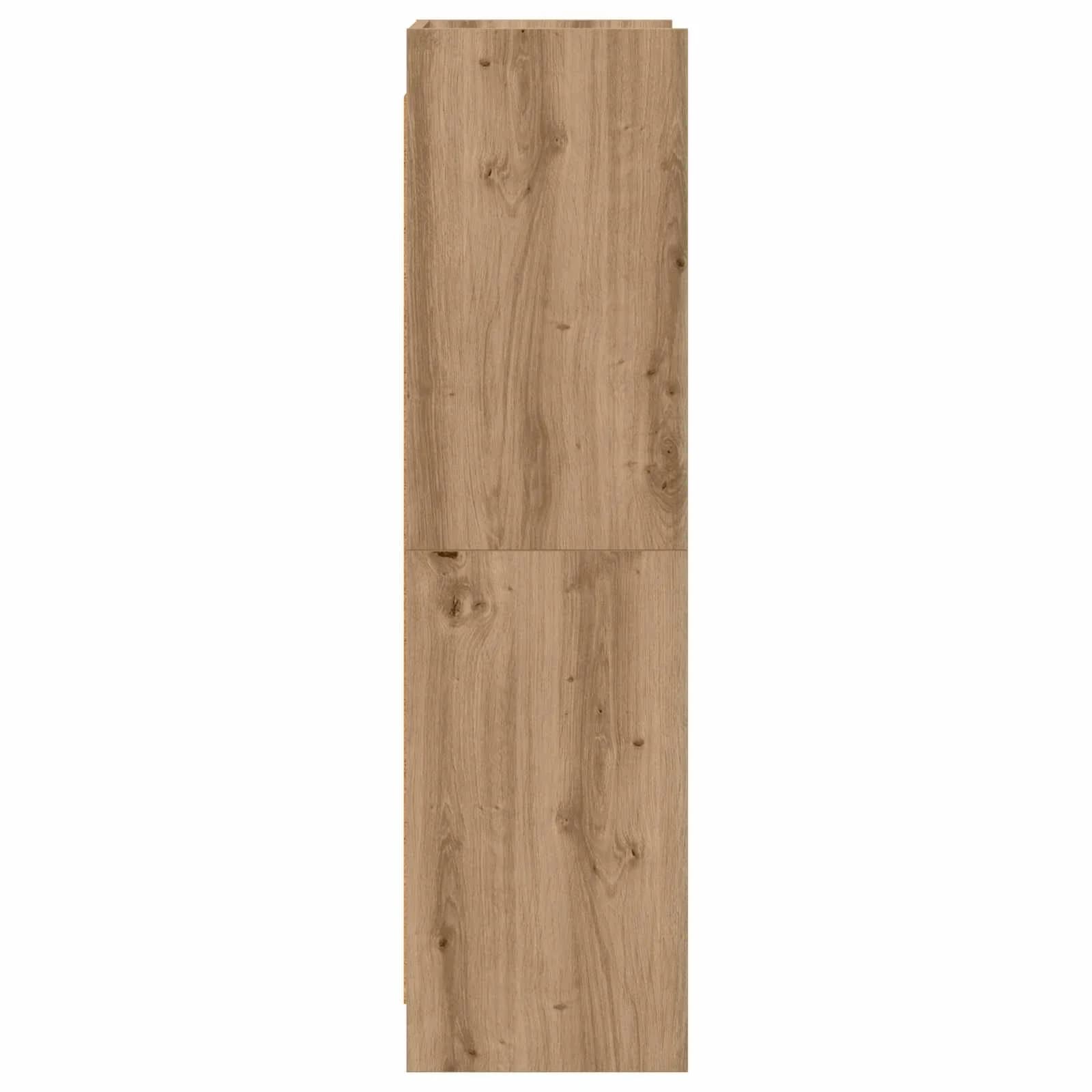 Knjižna omara 6 nivojev 59 x 30 x 111 cm Inženirski les - slika 5