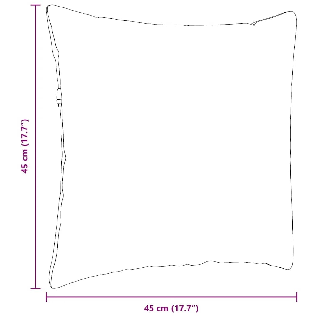 Blazine za kavč 2 kos blago Jeans modra 45 x 45 cm - slika 9