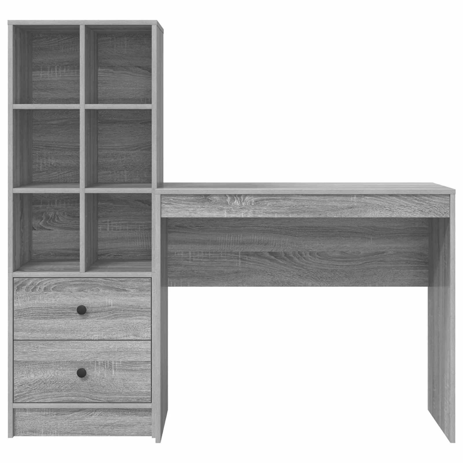 Miza Siva Sonoma 135,5 x 40 x 127 cm 2 kos - slika 8