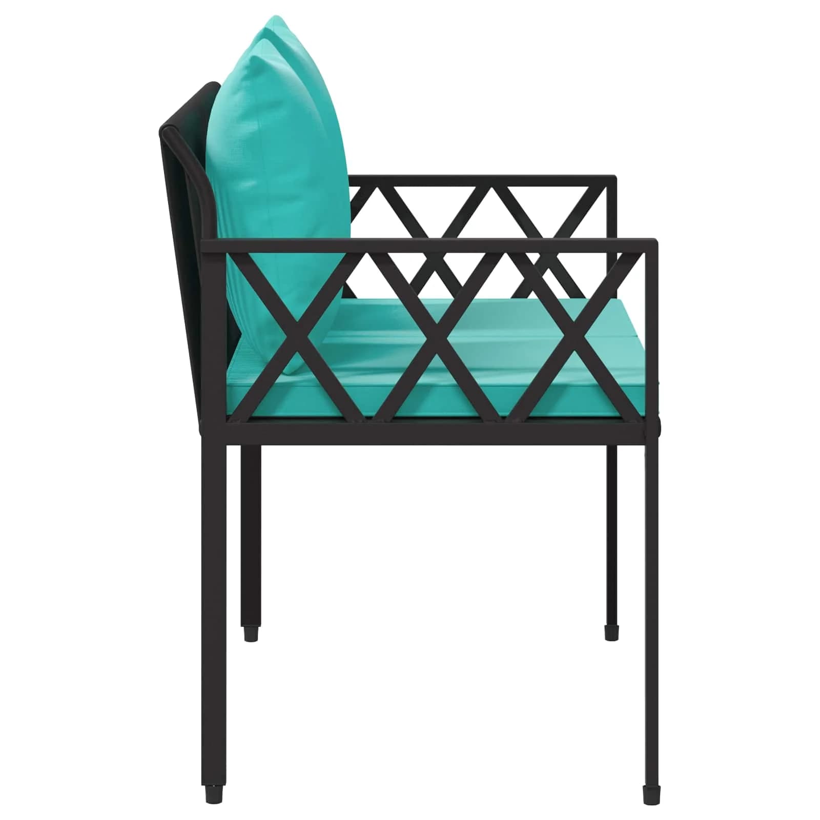 Zunanje klopi 2 -Seater 116 x 56 x 75 cm poli ratan - slika 6