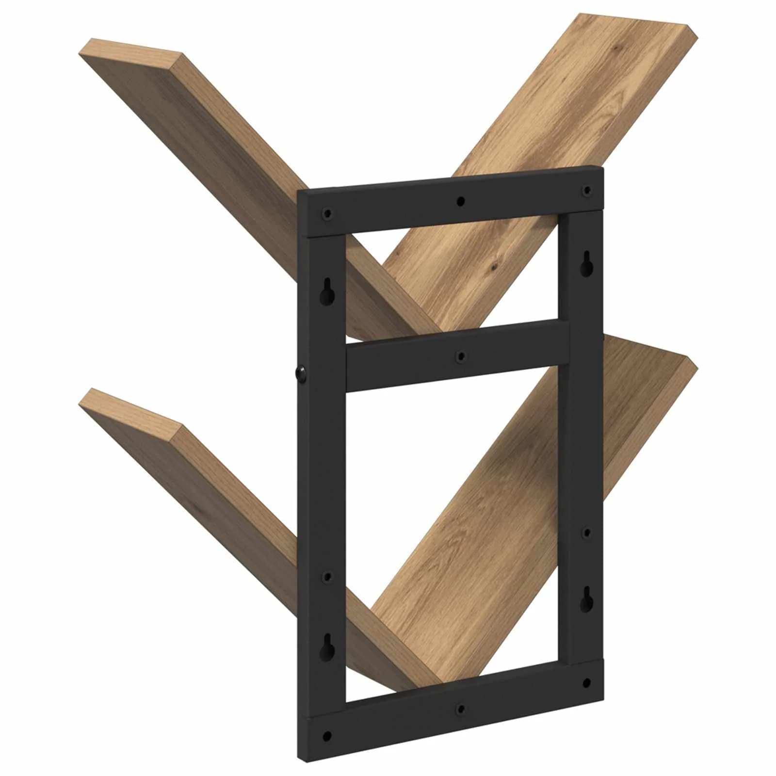 PrFloating Shelf 2 kos Artisan hrast 43 x 15 x 47 cm - slika 6