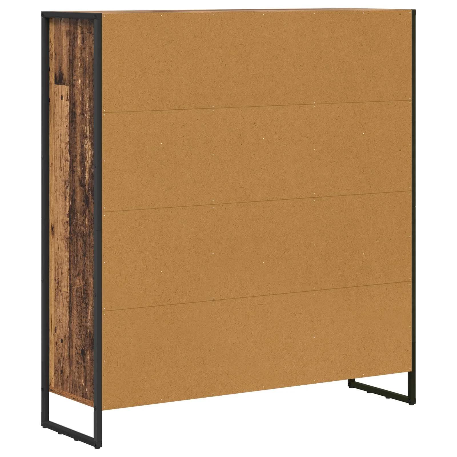 Knjigovni omar 99,5 x 30 x 108 cm Inženirski les Star les - slika 8