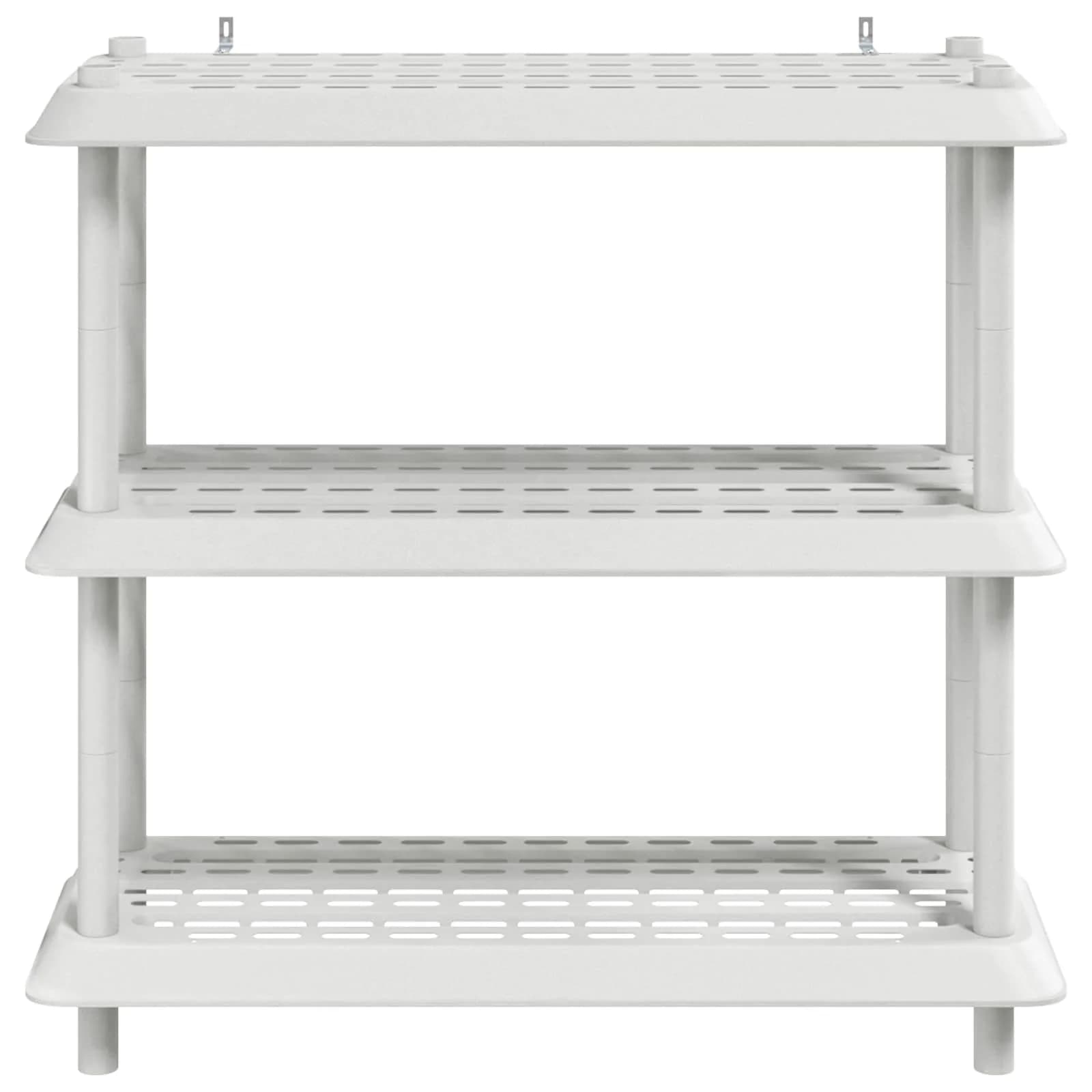 Polična enota 3 nivojev 100 x 40 x 96 cm PP Bela - slika 5