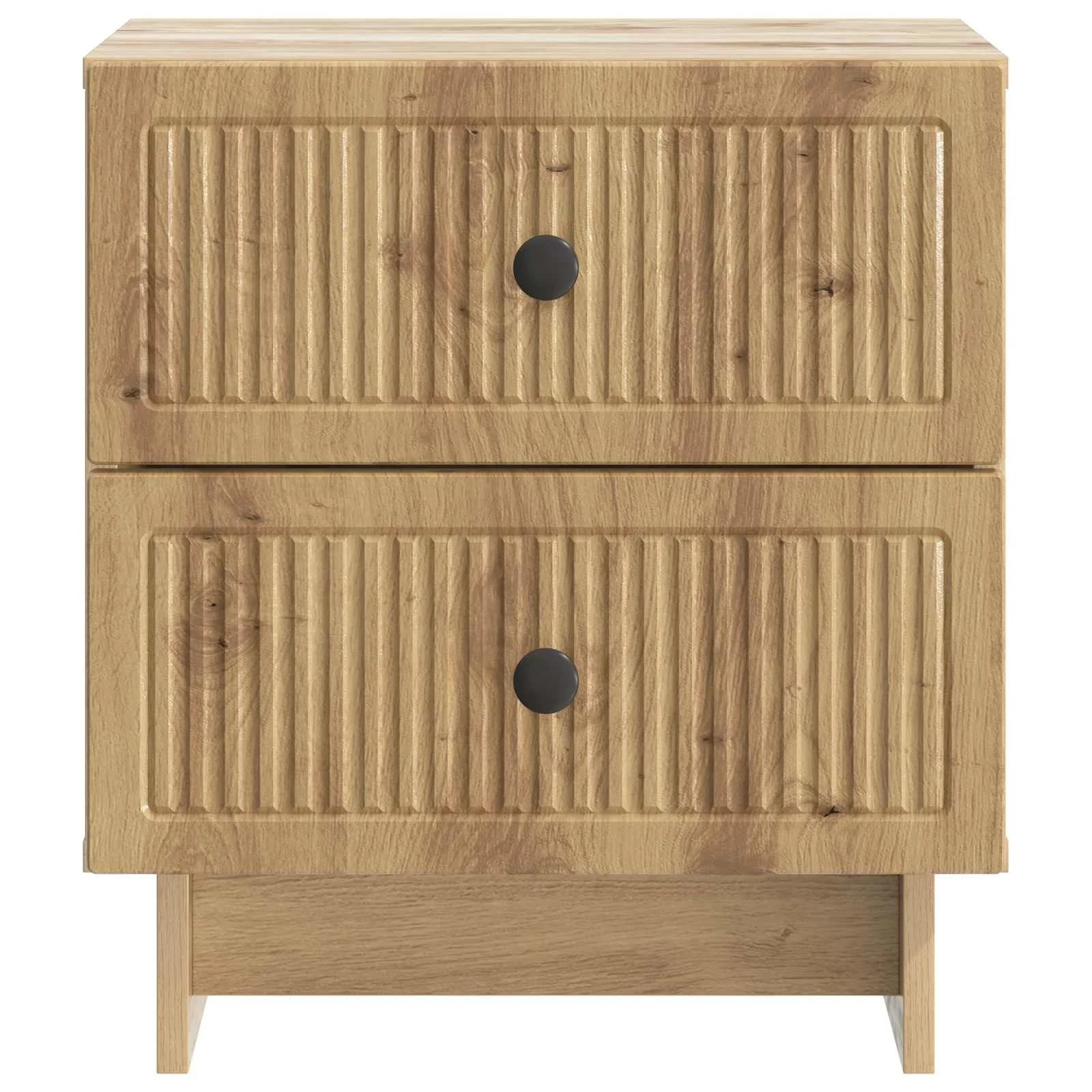 Nočna omarica Artisan hrast 43 x 34,5 x 47,5 cm Inženirski les - slika 5