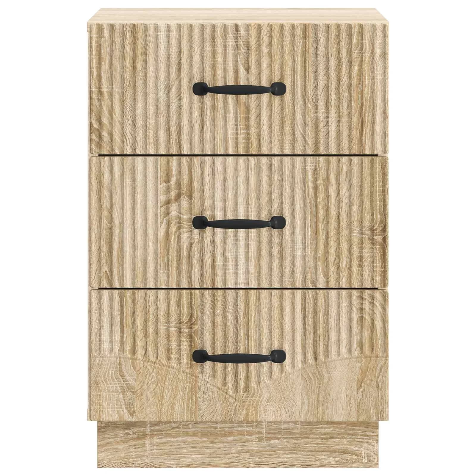 Nočna omarica Sonoma hrast 43 x 41 x 63,5 cm Inženirski les - slika 5