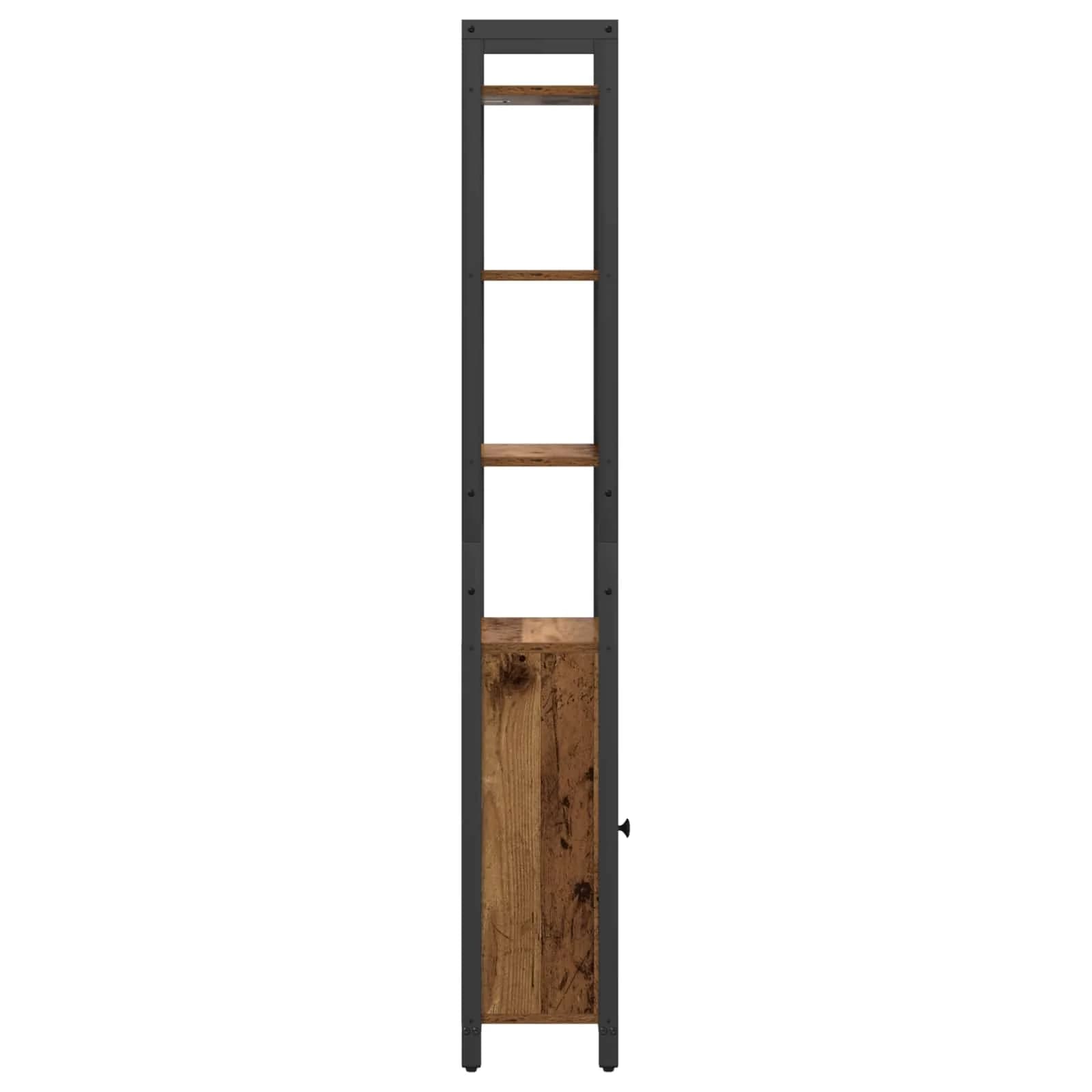 Knjigovni omar 6 nivojev 40 x 24 x 161 cm Inženirski les - slika 7