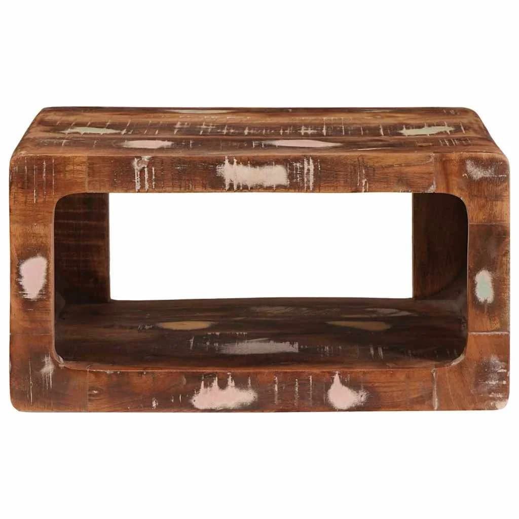 Nočna omarica Rjava 45 x 30 x 24 cm Trdna obnovljena les - slika 4