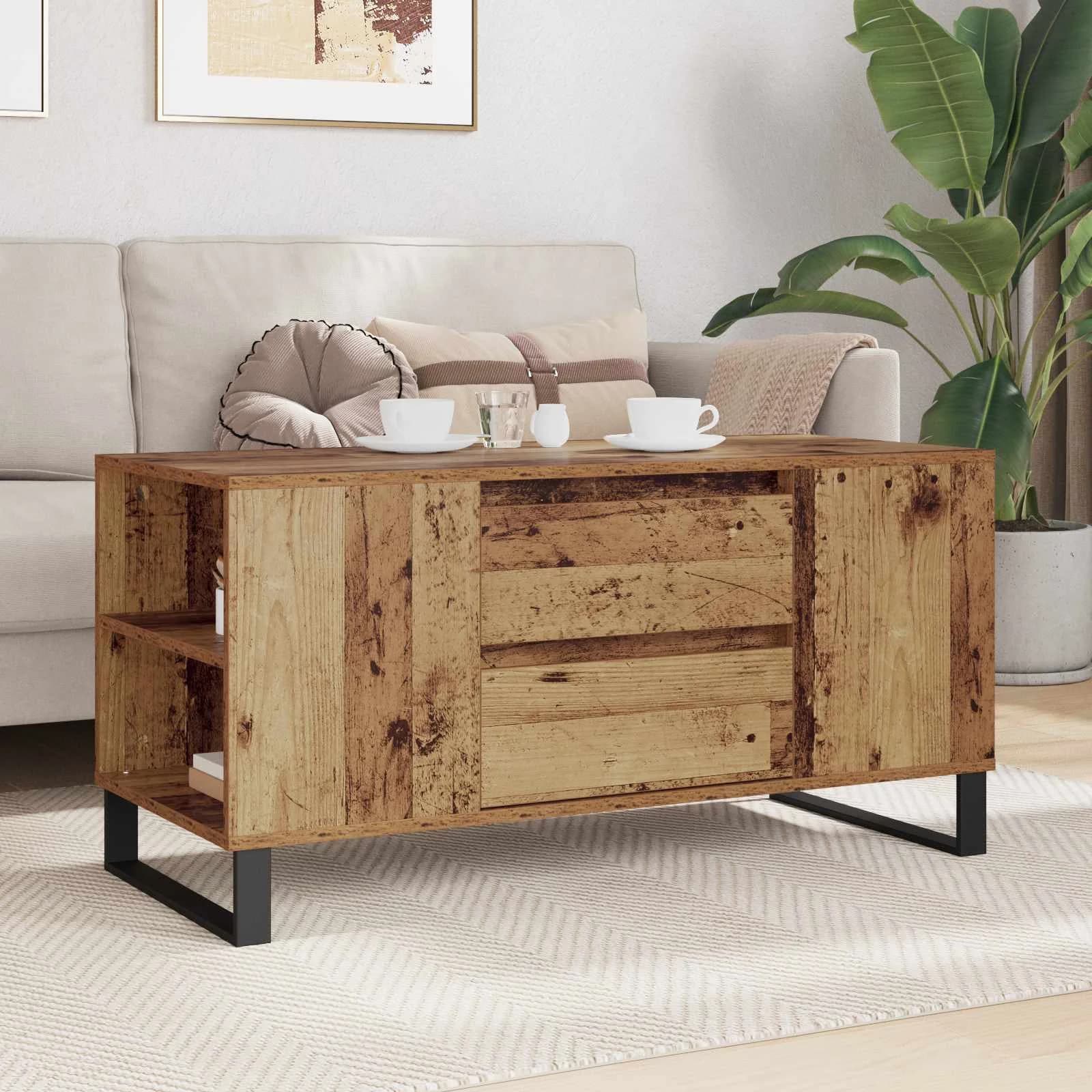 Klubska miza Star les 102 x 44,5 x 50 cm Inženirski les - slika 4