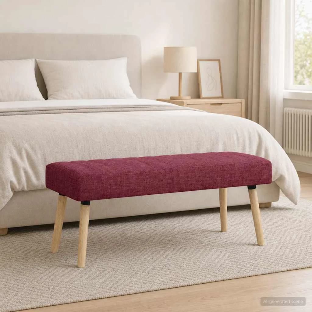 Bench z kanalnim oblazinjenjem Vinorodna rdeča 110 x 40 x 46 cm - slika 4