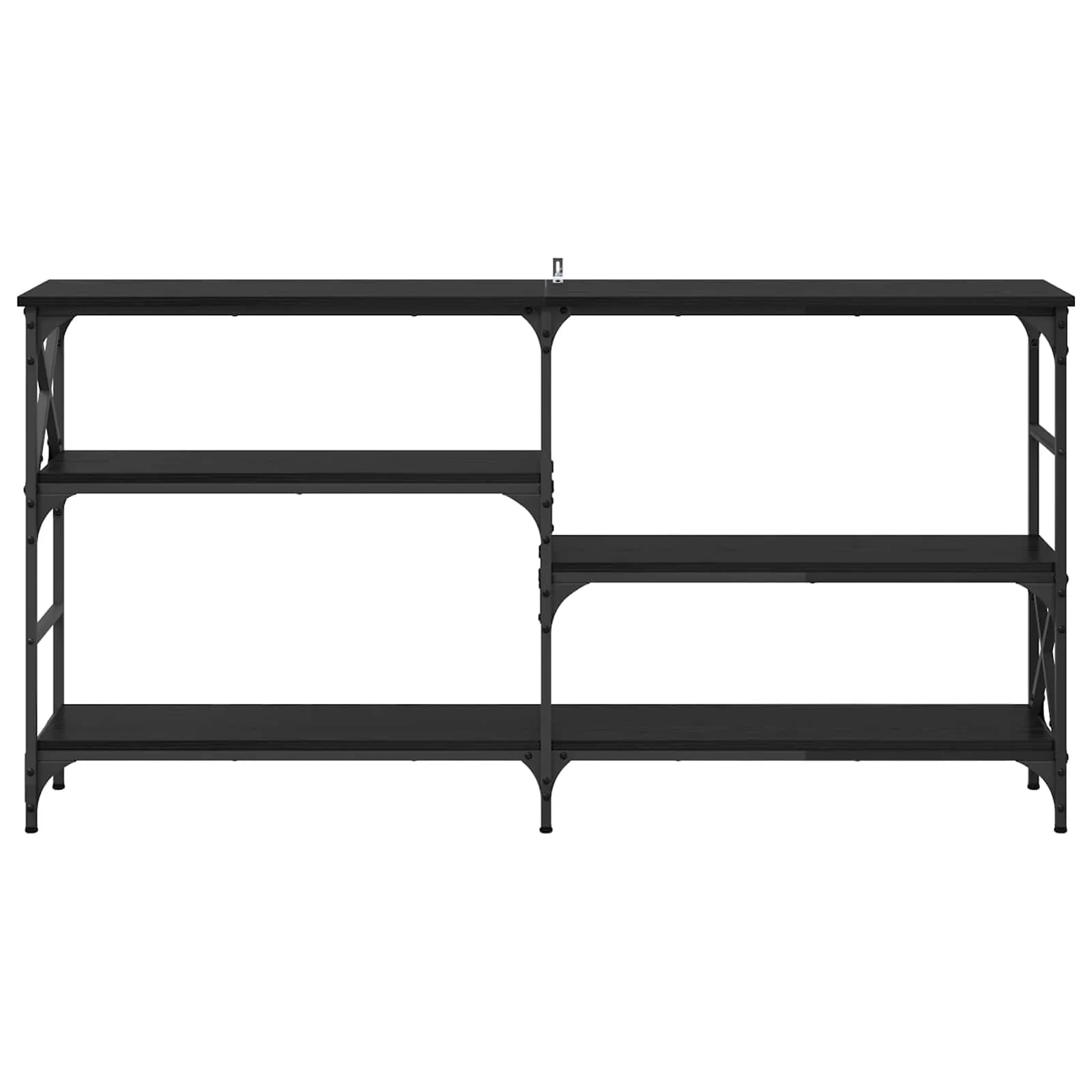 Konzolna miza Črna Orehovina 150 x 29 x 76,5 cm Inženirski les - slika 5