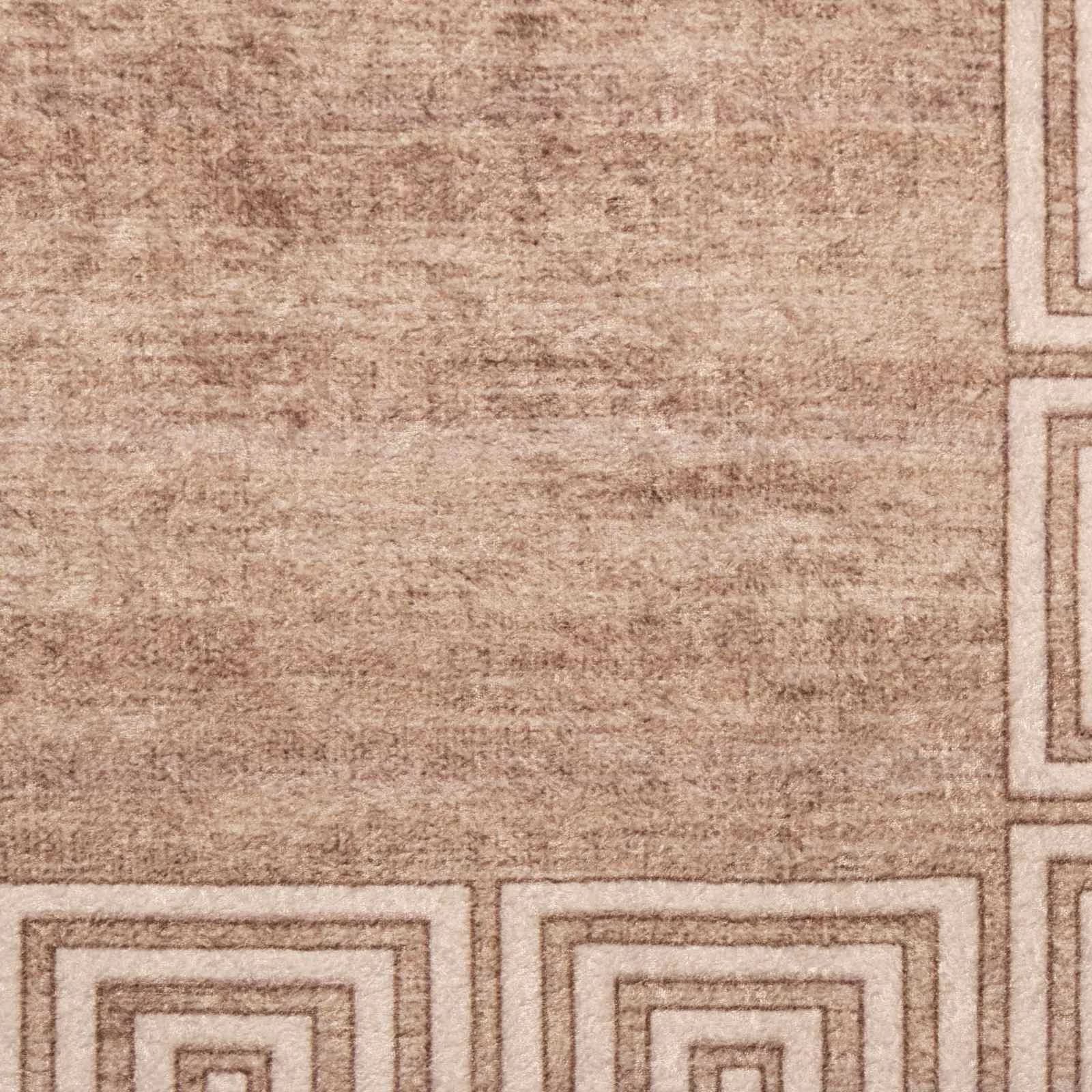 Preproga runner MARSA Bela 100 x 100 cm Poliester in PVC - slika 6