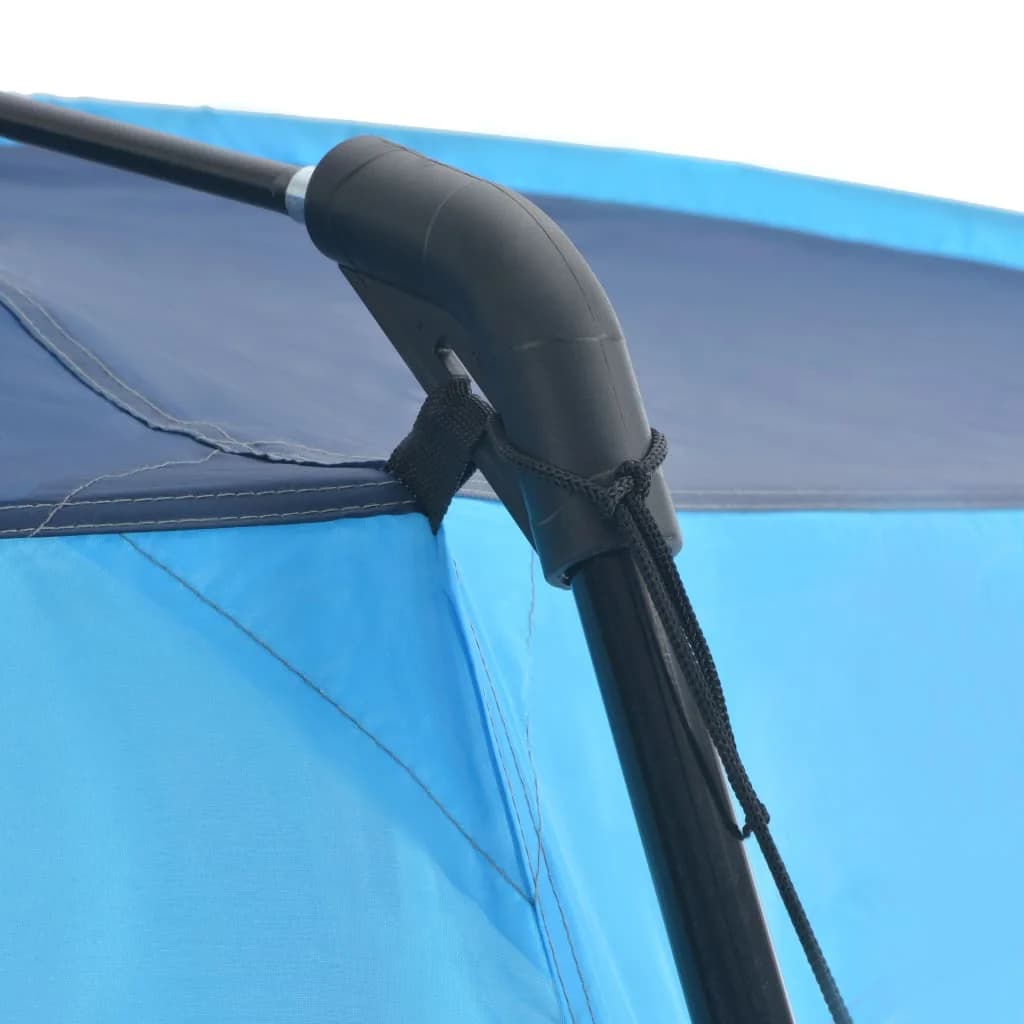 Šotor za bazen iz blaga 500x433x250 cm moder - slika 4