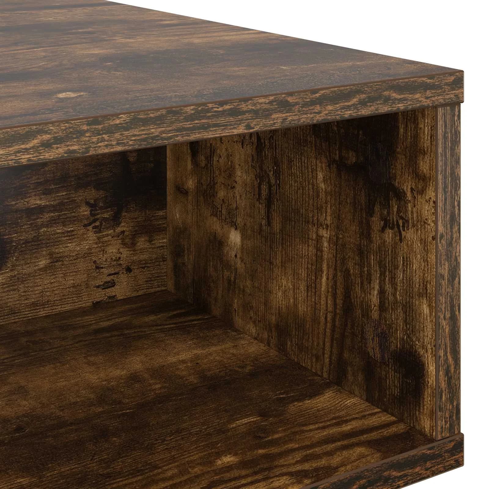 Klubska miza Dimljeni oreh 105 x 50 x 32,5 cm Inženirski les - slika 8