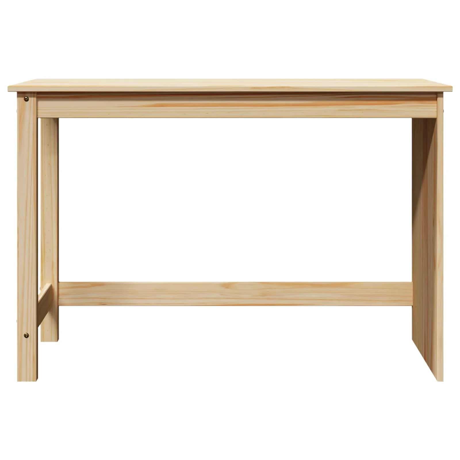 Miza Rjava 112 x 50 x 75 cm Masivno borovo les - slika 4