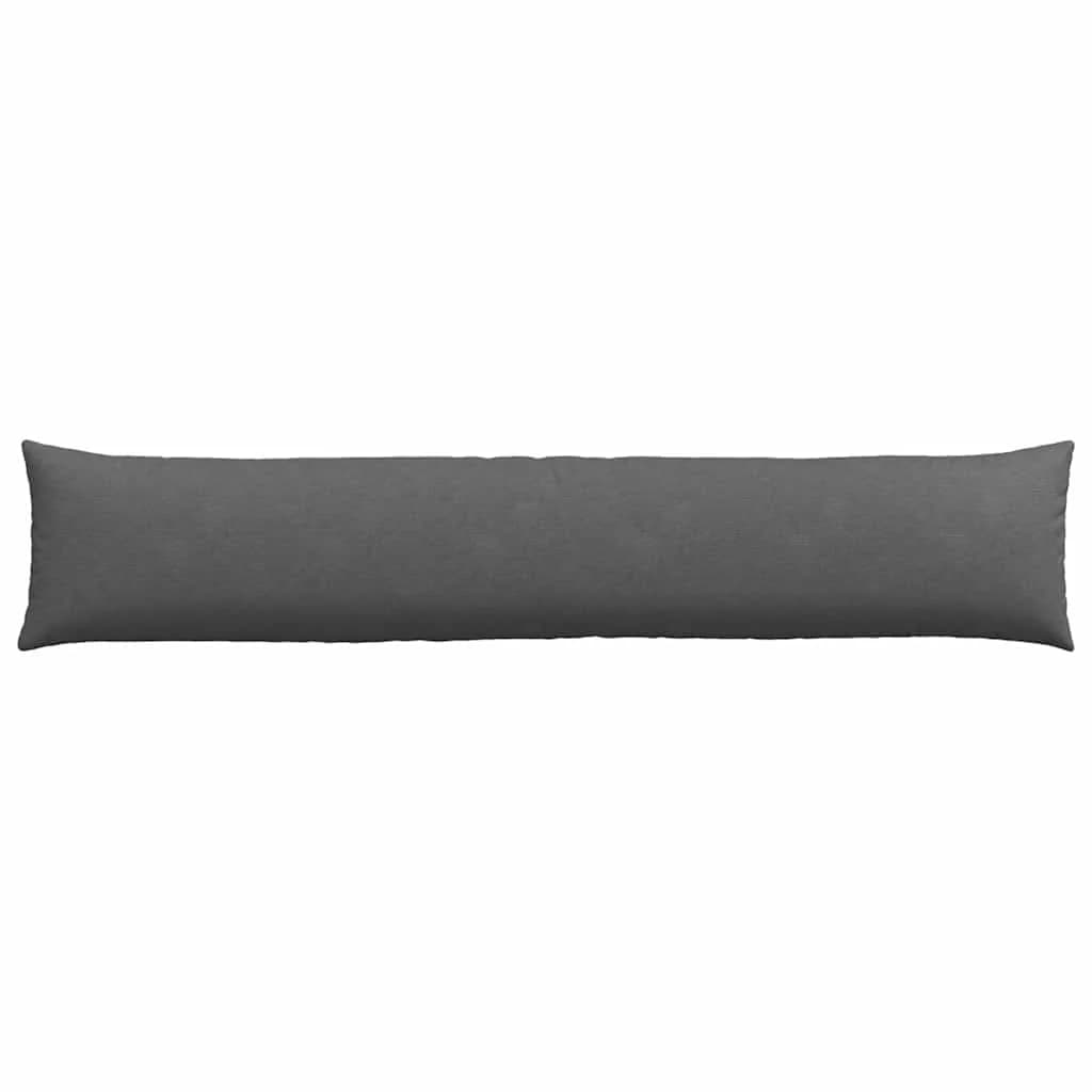 Blazine za kavč 2 pcs Temno siva 200 x 40 cm Žametna tkanina - slika 6