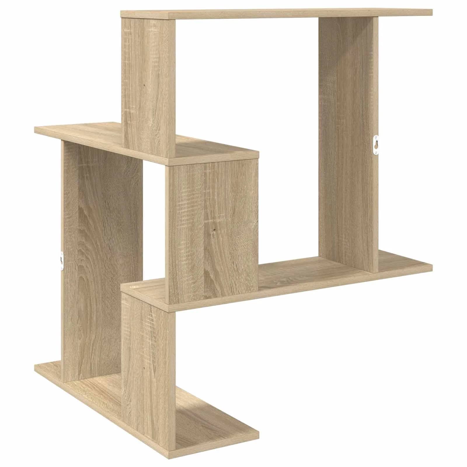Stenska polica Sonoma hrast 67 x 67 x 87 cm Inženirski les - slika 6