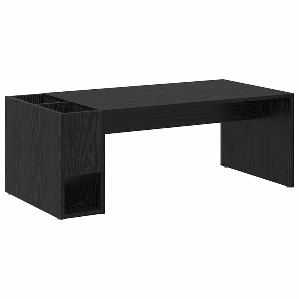Klubska miza Črna Orehovina 101,5 x 50 x 37 cm Inženirski les - slika 7