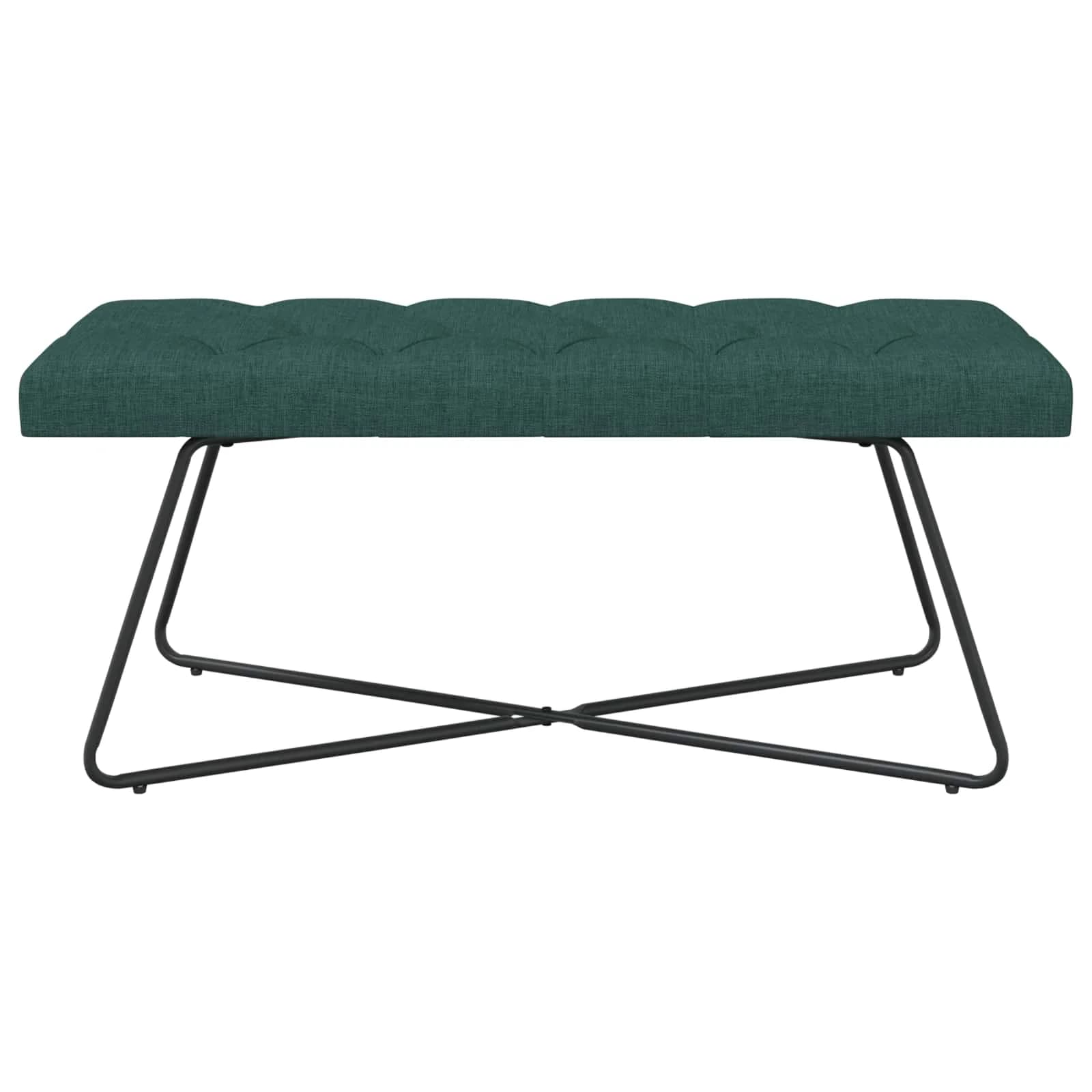 Klop s gumbnim oblazinjenjem Temno zelena 110 x 40 x 46 cm - slika 5