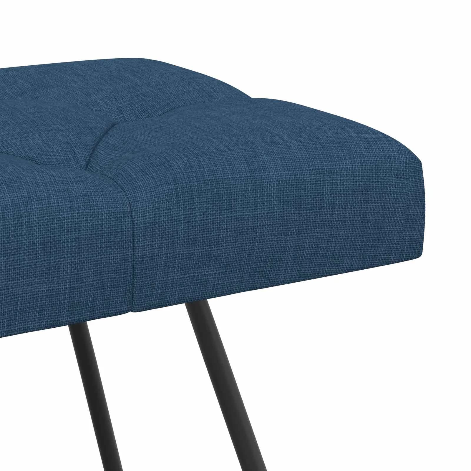 Klop s gumbnim oblazinjenjem Modra 80 x 40 x 46 cm Blago - slika 6
