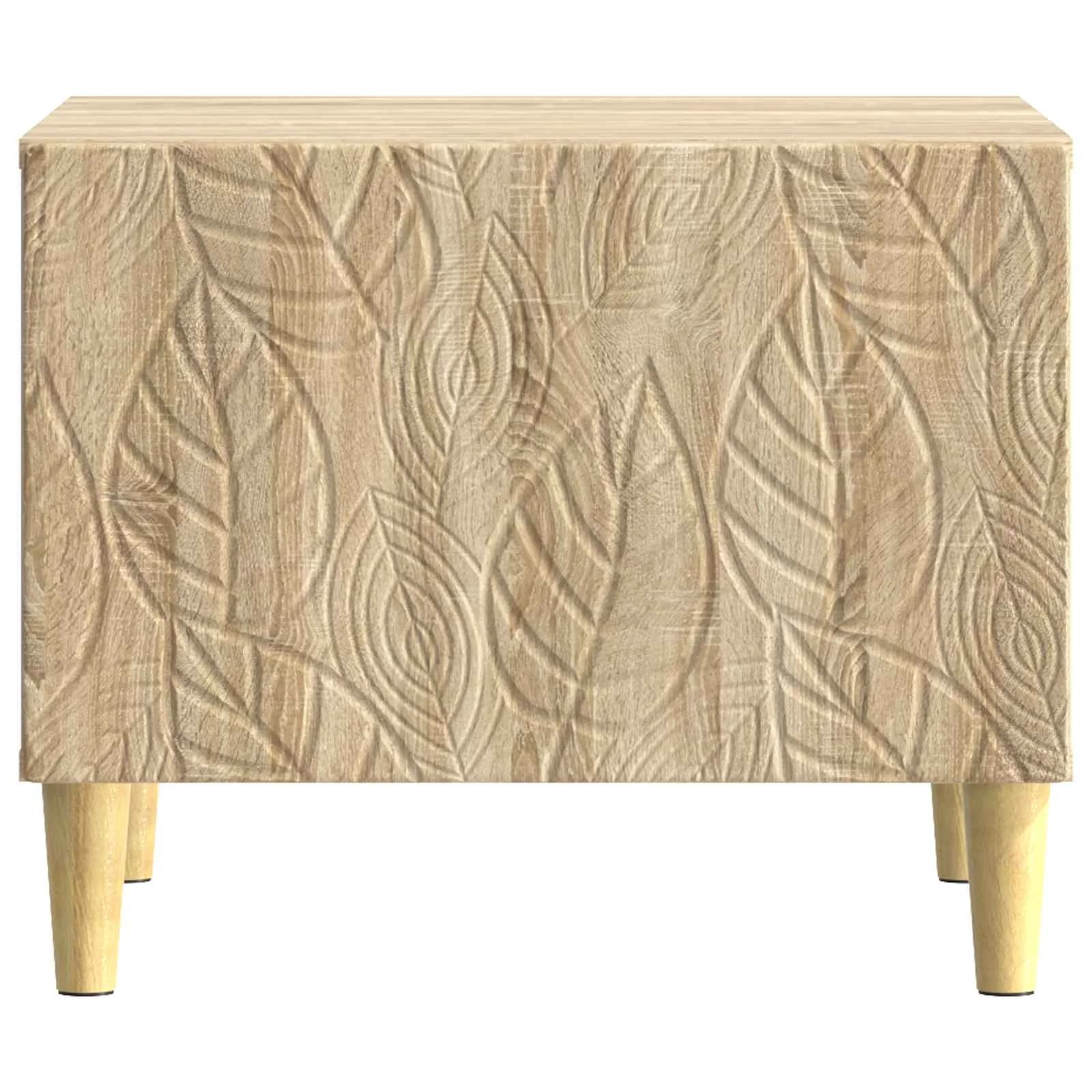 Klubska miza Sonoma hrast 50 x 49 x 40 cm Inženirski les - slika 4