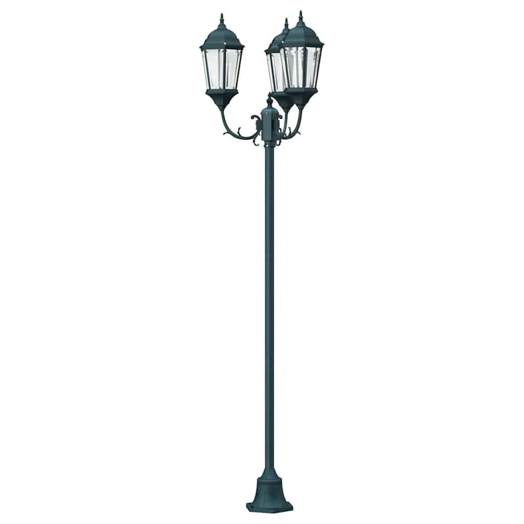 Vrtnarska svetilka Vintage brušena zelena 57 x 49 x 241 cm - slika 5