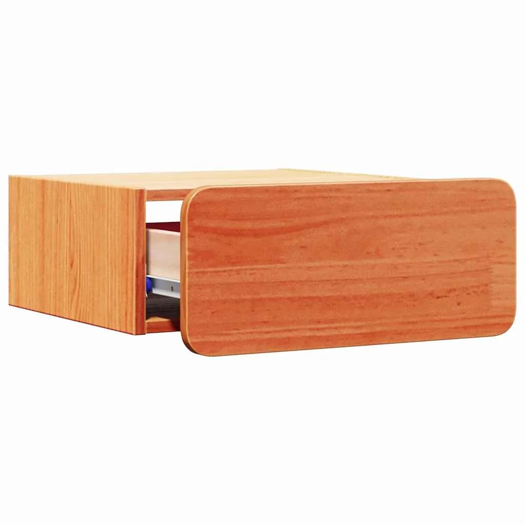 Nočna omarica 2 kos Voskast rjav 39 x 34 x 16,5 cm - slika 6