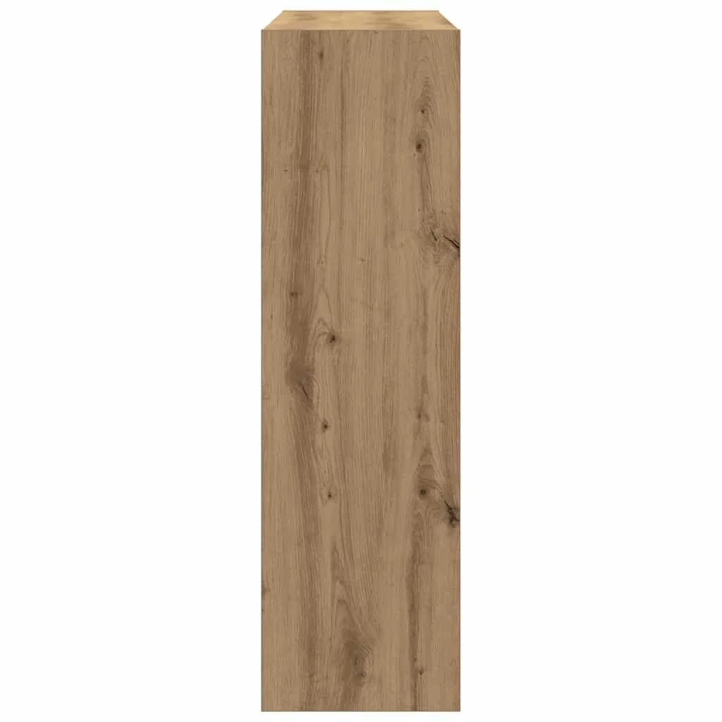 Knjigovni omar 3 nivojev 100 x 30 x 103 cm Inženirski les - slika 6