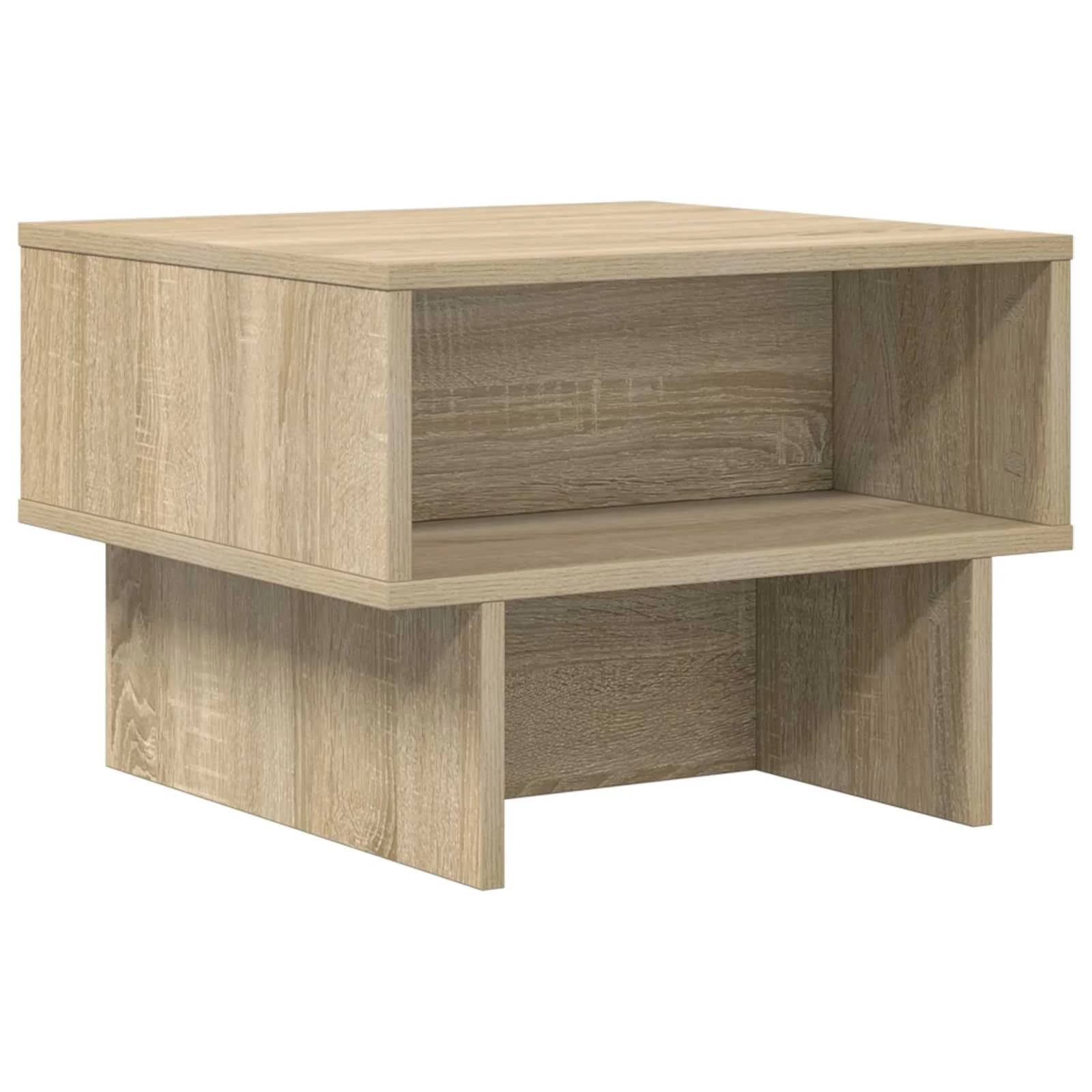 Klubska miza Sonoma hrast 48 x 46 x 35 cm Inženirski les - slika 2