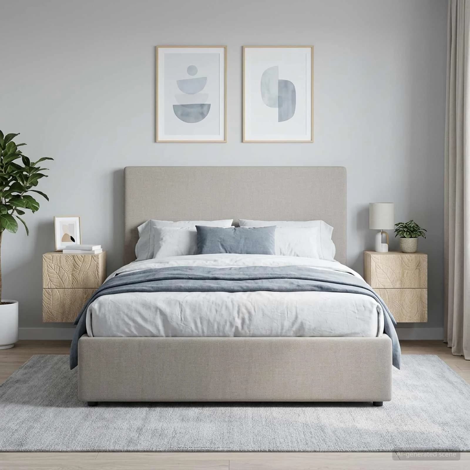 Stenski nočni omarici 2 kos Sonoma hrast 34,5 x 33 x 40 cm - slika 3